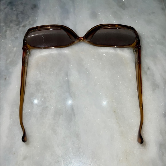 VINTAGE Christian Dior Sunglasses Amber Frame/Lenses Made in Germany - Picture 8 of 13